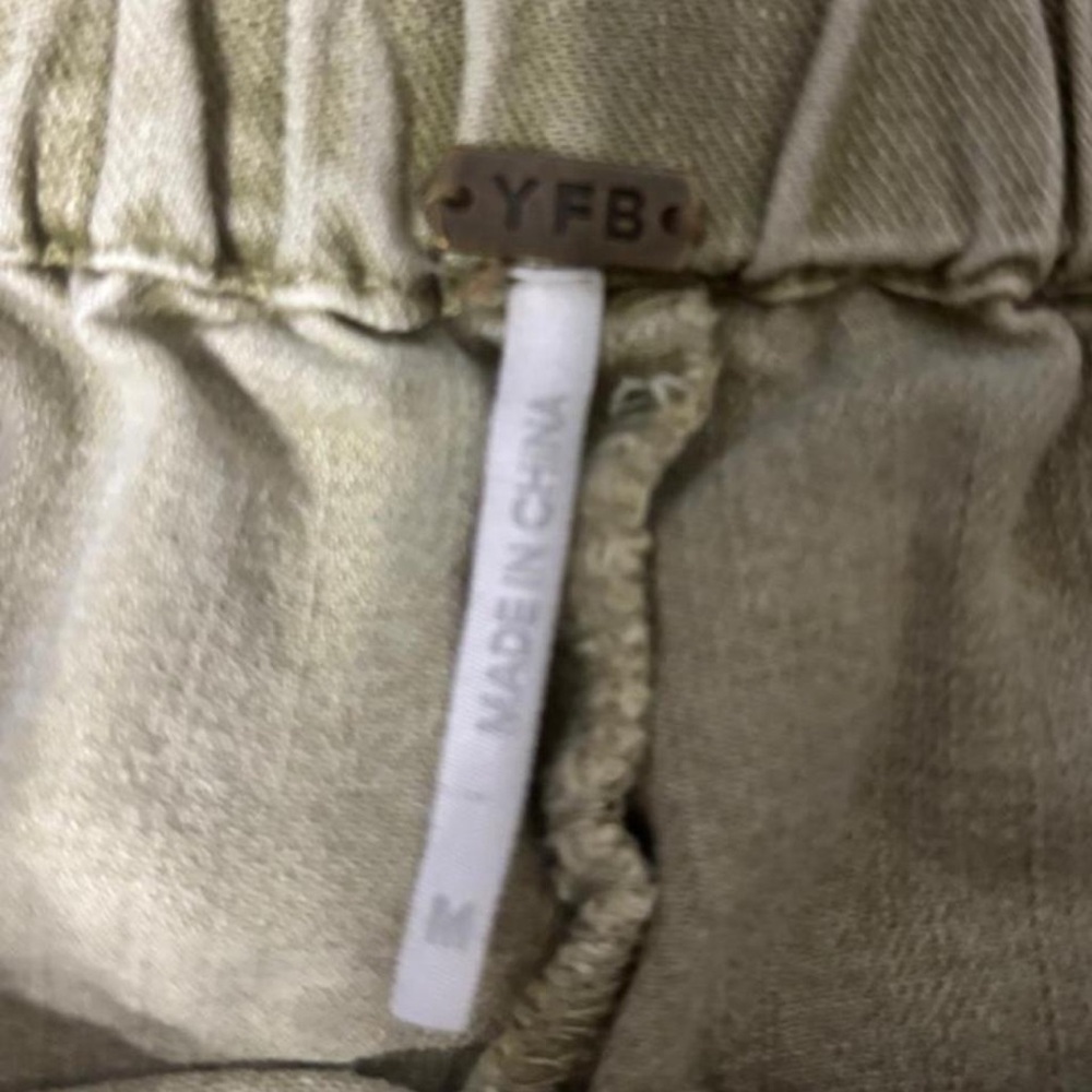 Women's YBF Earthy Green Trouser - Picture 2 of 2